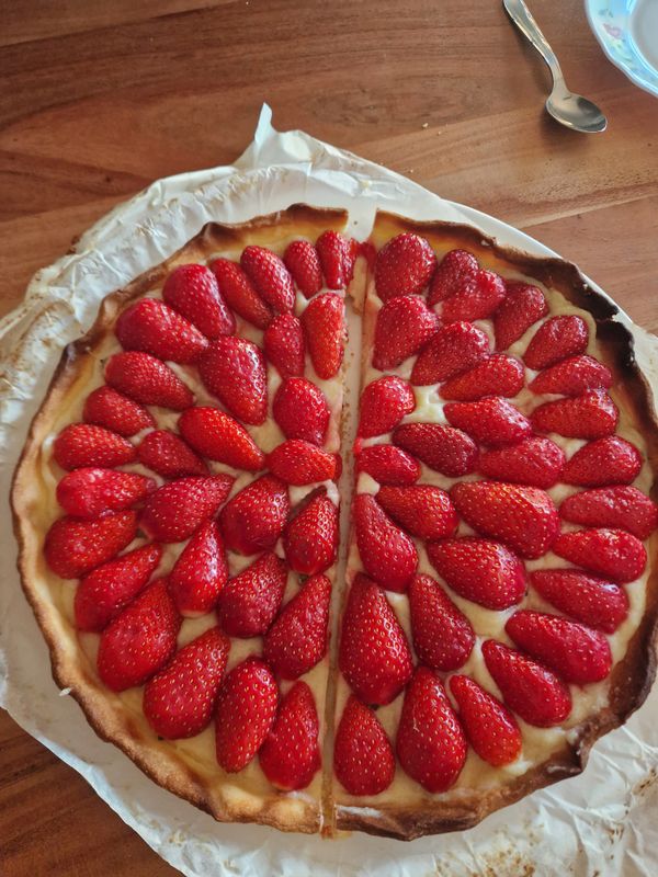 Tarte aux fraises